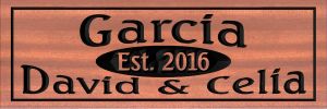 Garcia anniversary sign